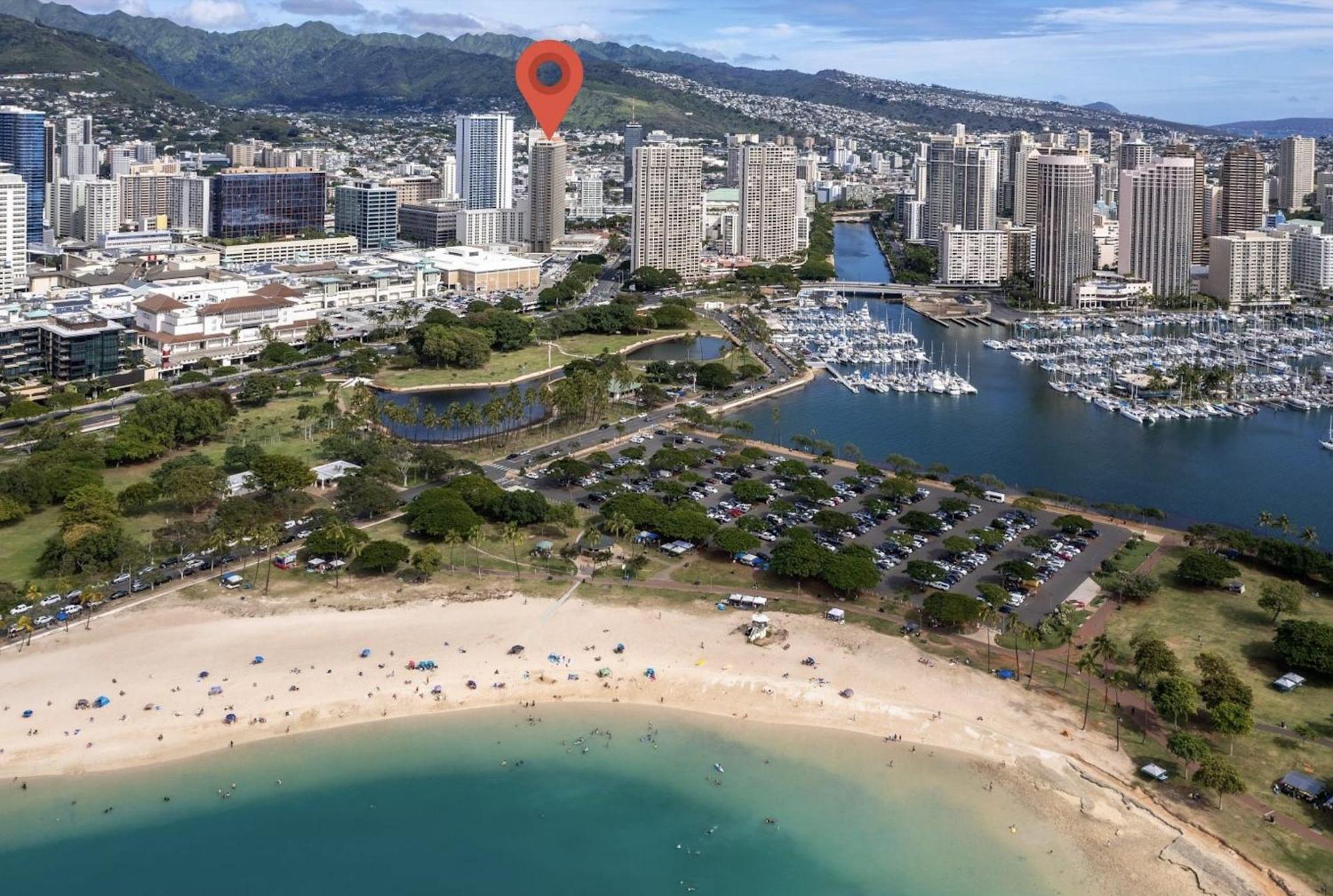 Ala Moana Condo By Zelloo Гонолулу Екстер'єр фото
